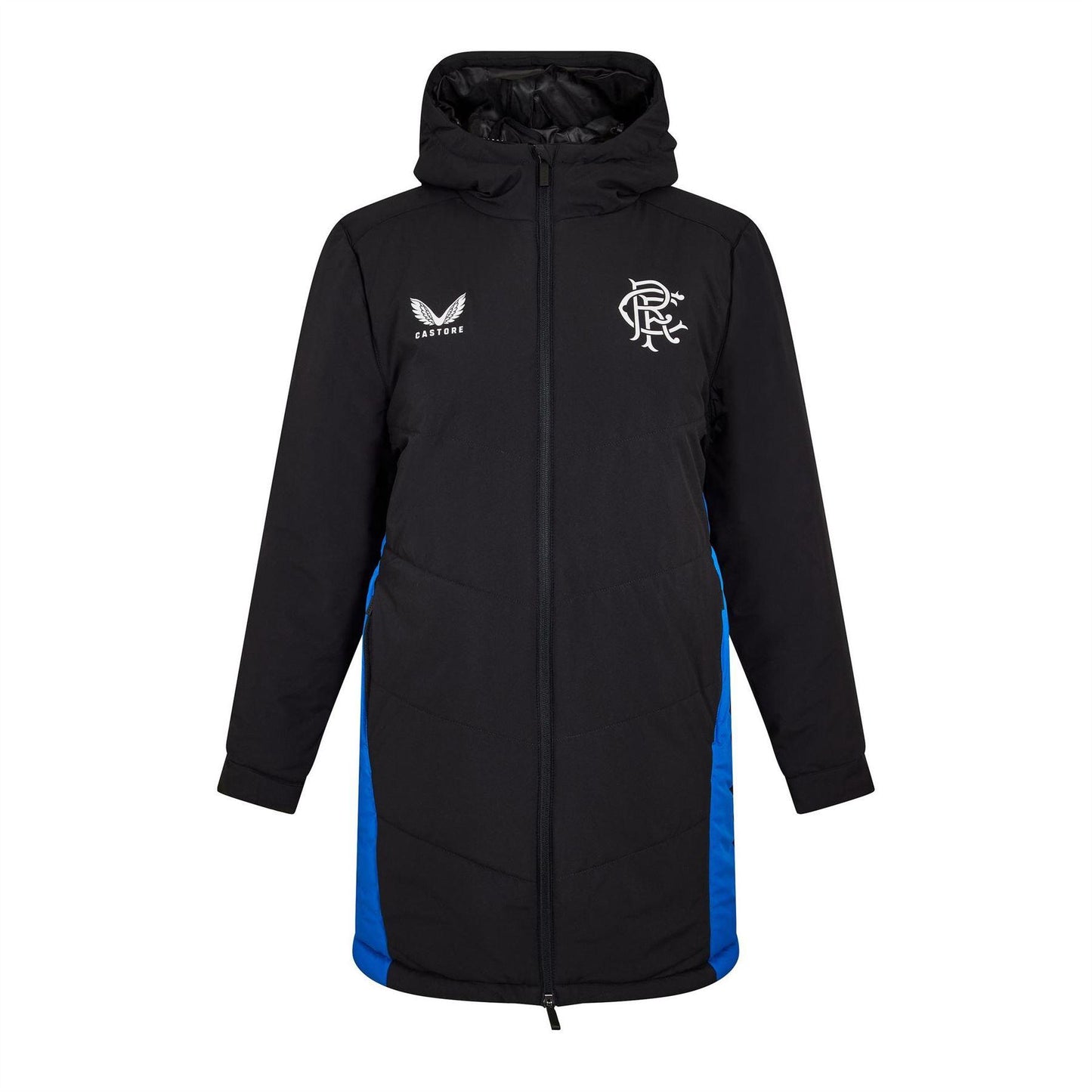 Peacoat Navy - Front - Castore Womens-Ladies Rangers FC Anorak