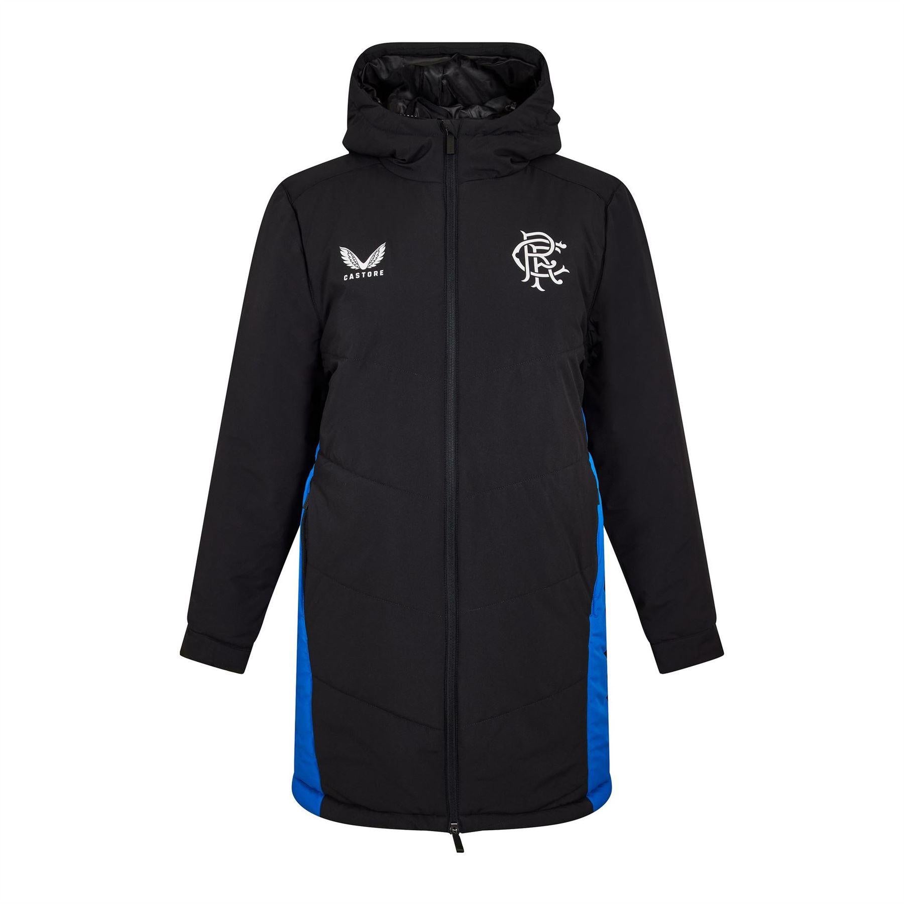 Peacoat Navy - Front - Castore Womens-Ladies Rangers FC Anorak