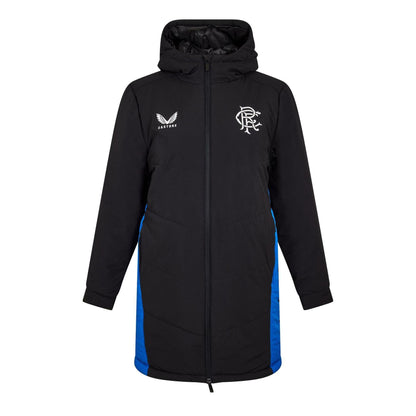Peacoat Navy - Front - Castore Womens-Ladies Rangers FC Anorak