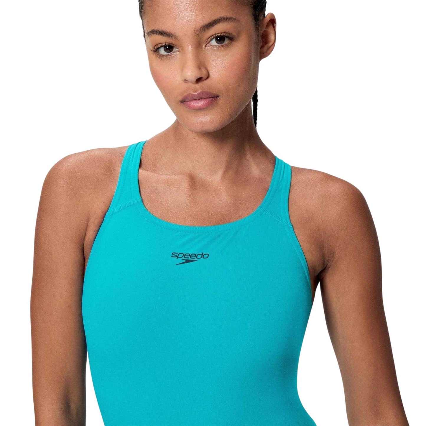Blue - Lifestyle - Speedo Womens-Ladies Medalist One Piece Swimsuit