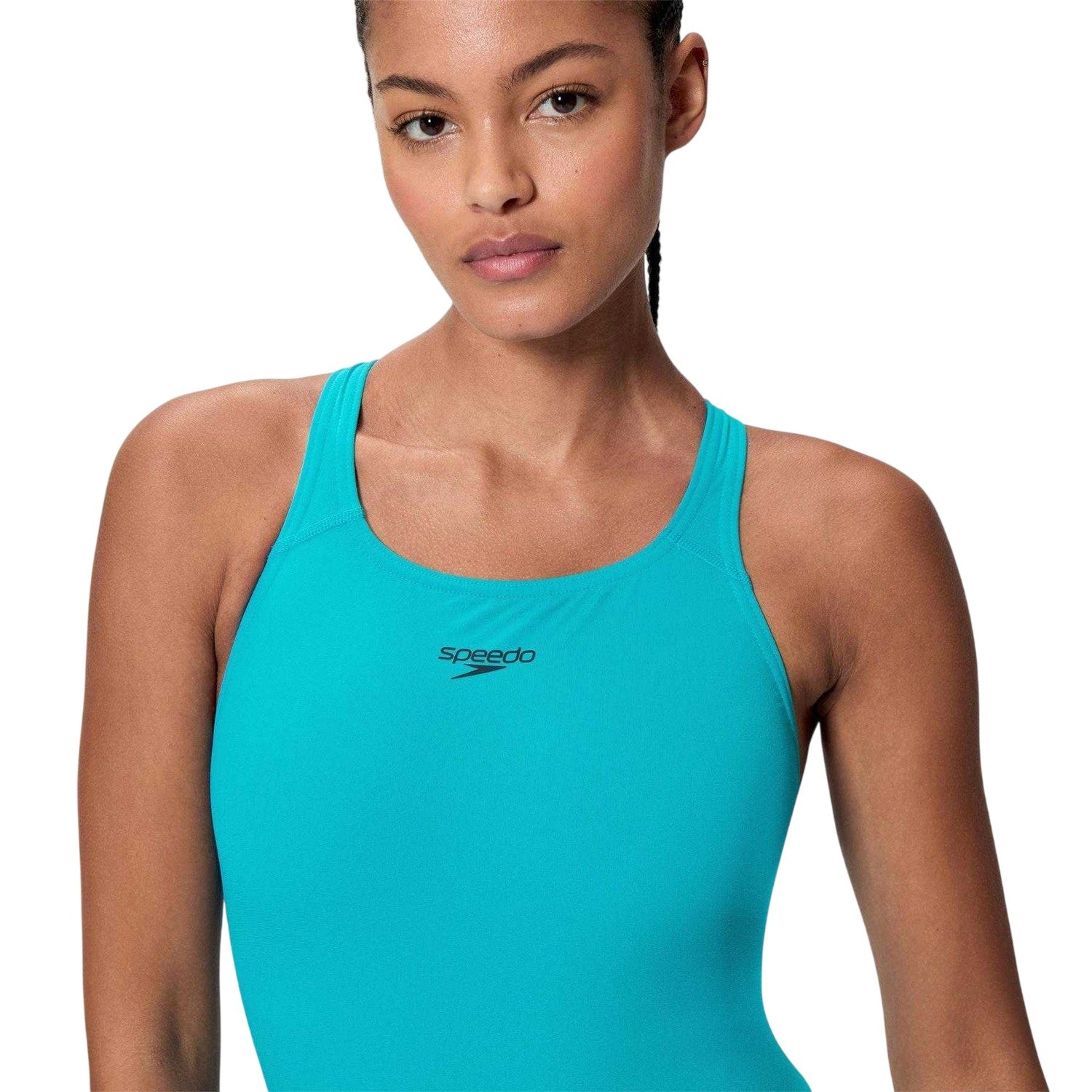 Blue - Lifestyle - Speedo Womens-Ladies Medalist One Piece Swimsuit