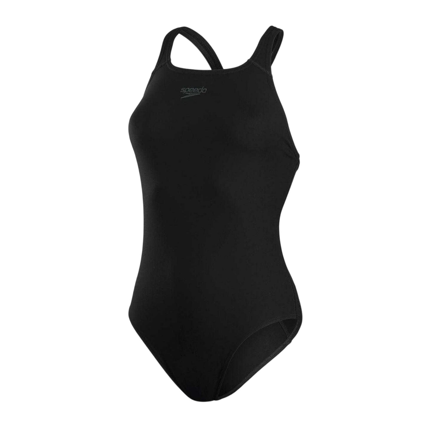 Black - Front - Speedo Womens-Ladies Medalist One Piece Swimsuit