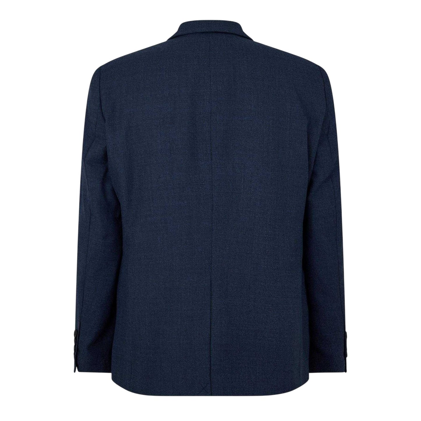 Navy - Back - Ted Baker Mens Flecked Suit Jacket