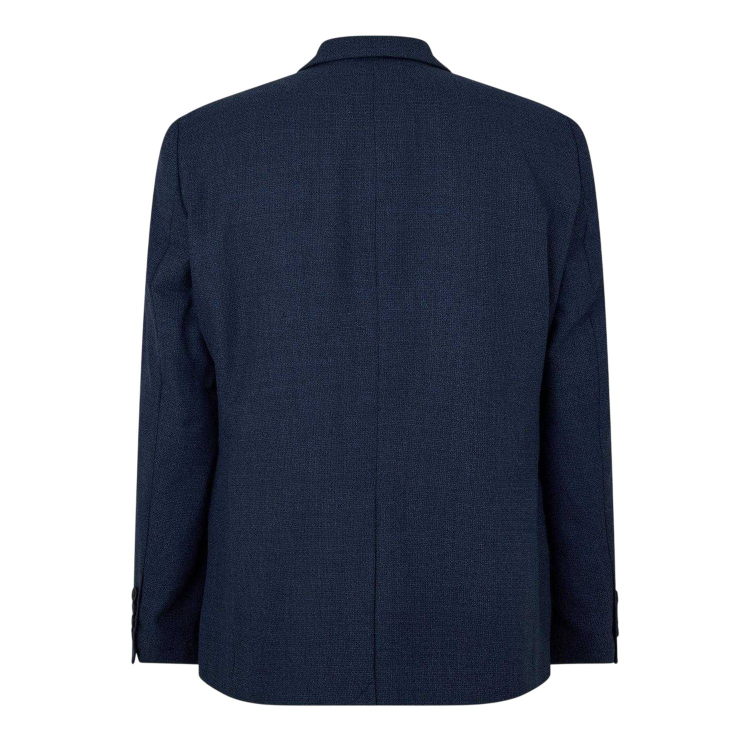 Navy - Back - Ted Baker Mens Flecked Suit Jacket