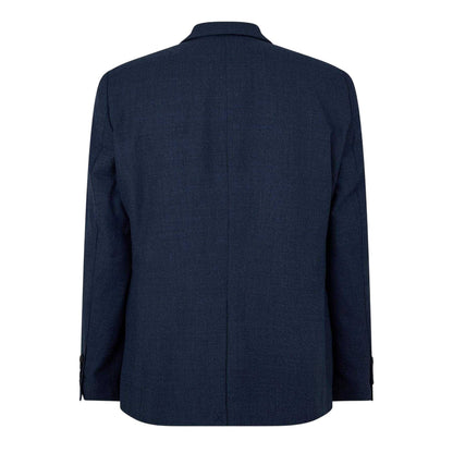 Navy - Back - Ted Baker Mens Flecked Suit Jacket