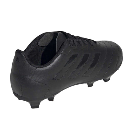 Black - Back - Adidas Childrens-Kids Goletto VIII 3 Stripes Firm Ground Football Boots
