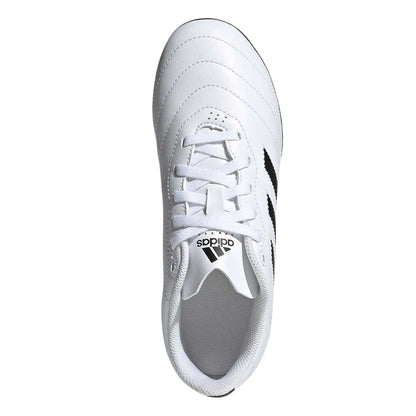 White - Lifestyle - Adidas Childrens-Kids Goletto VIII 3 Stripes Firm Ground Football Boots