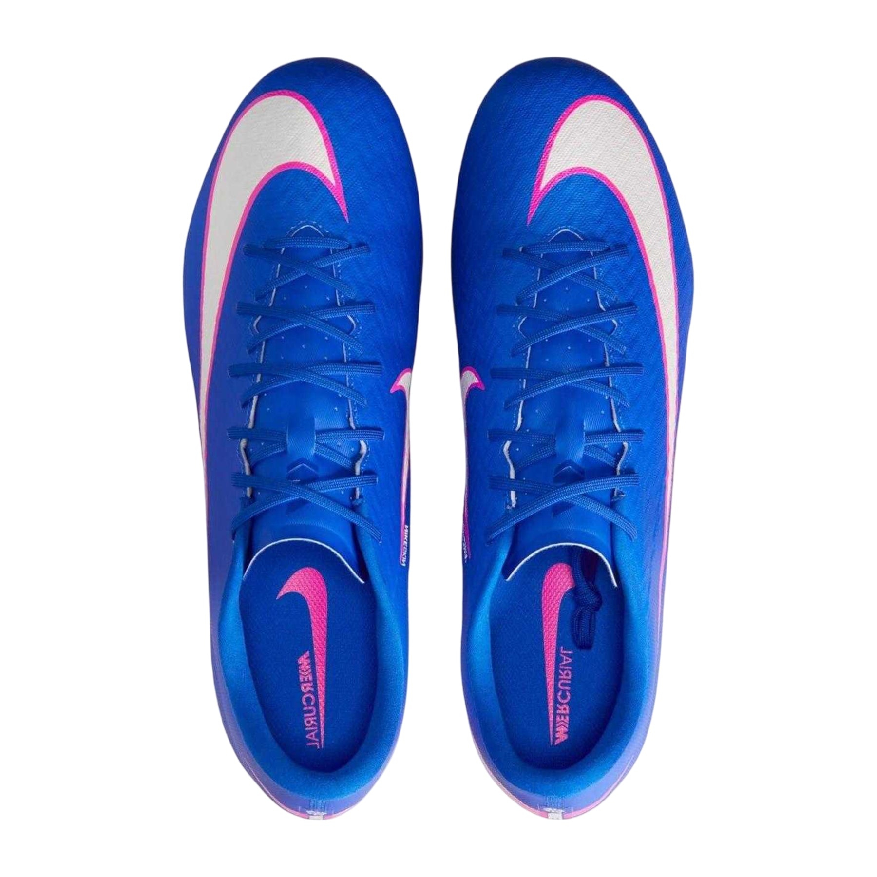 Blue-White-Pink - Side - Nike Mens Zoom Mercurial Vapor 16 Firm Ground Football Boots