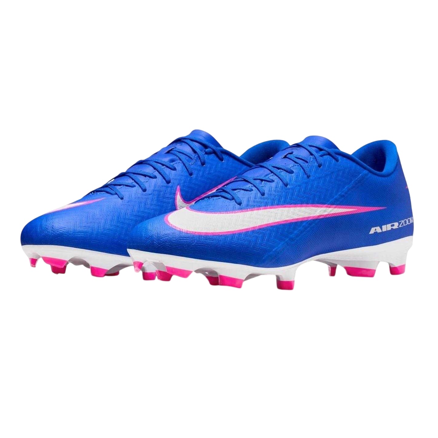 Blue-White-Pink - Pack Shot - Nike Mens Zoom Mercurial Vapor 16 Firm Ground Football Boots
