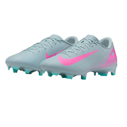 Grey-Pink - Close up - Nike Mens Zoom Mercurial Vapor 16 Firm Ground Football Boots