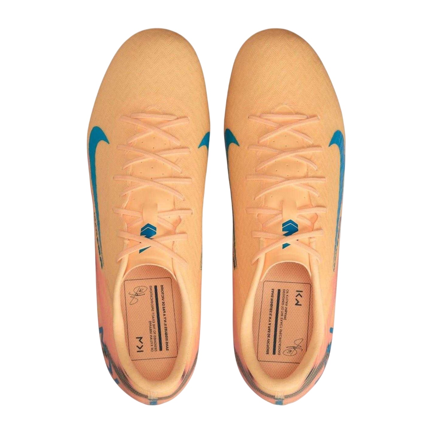 Orange-Melon - Side - Nike Mens Zoom Mercurial Vapor 16 Firm Ground Football Boots