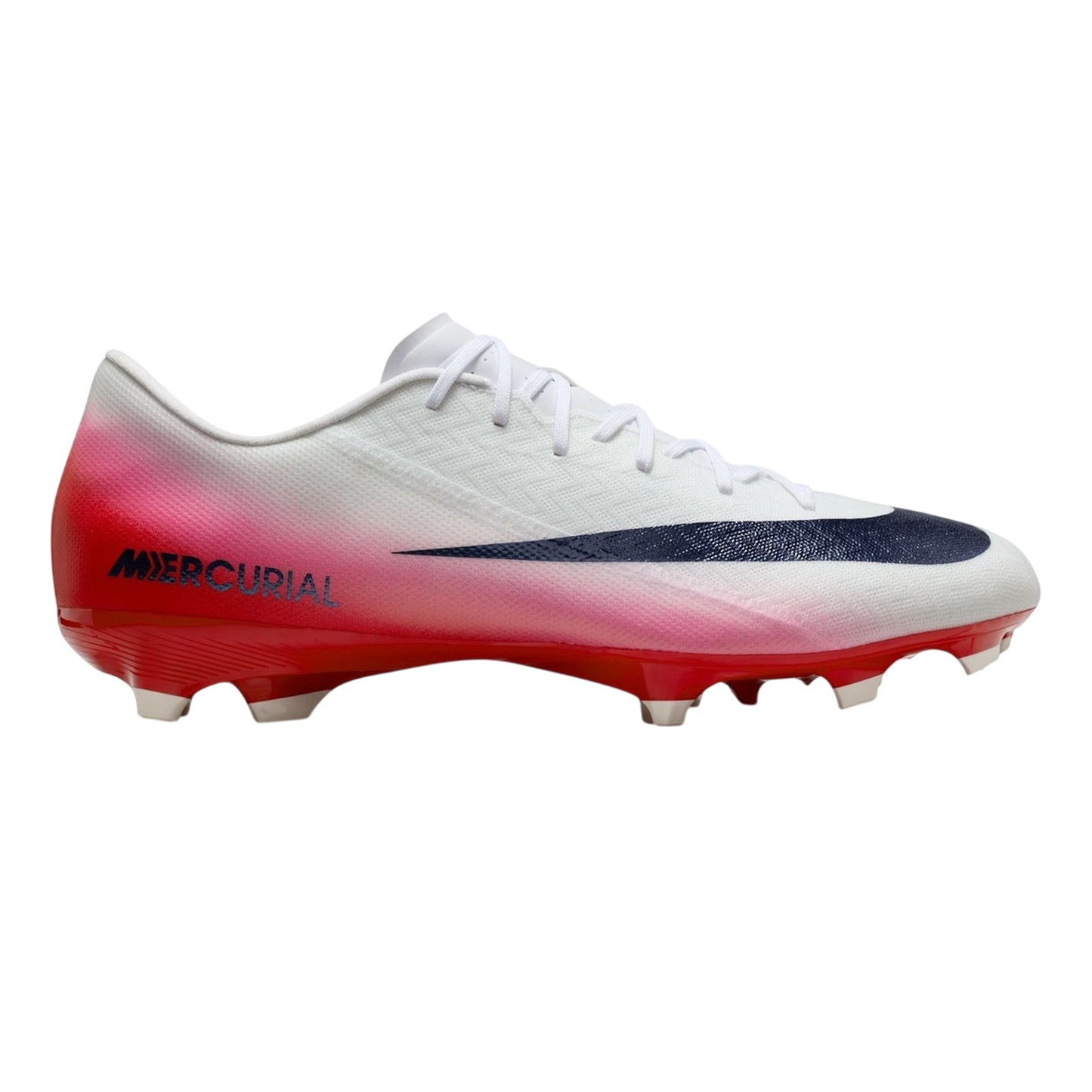 Red-Black - Front - Nike Mens Zoom Mercurial Vapor 16 Firm Ground Football Boots