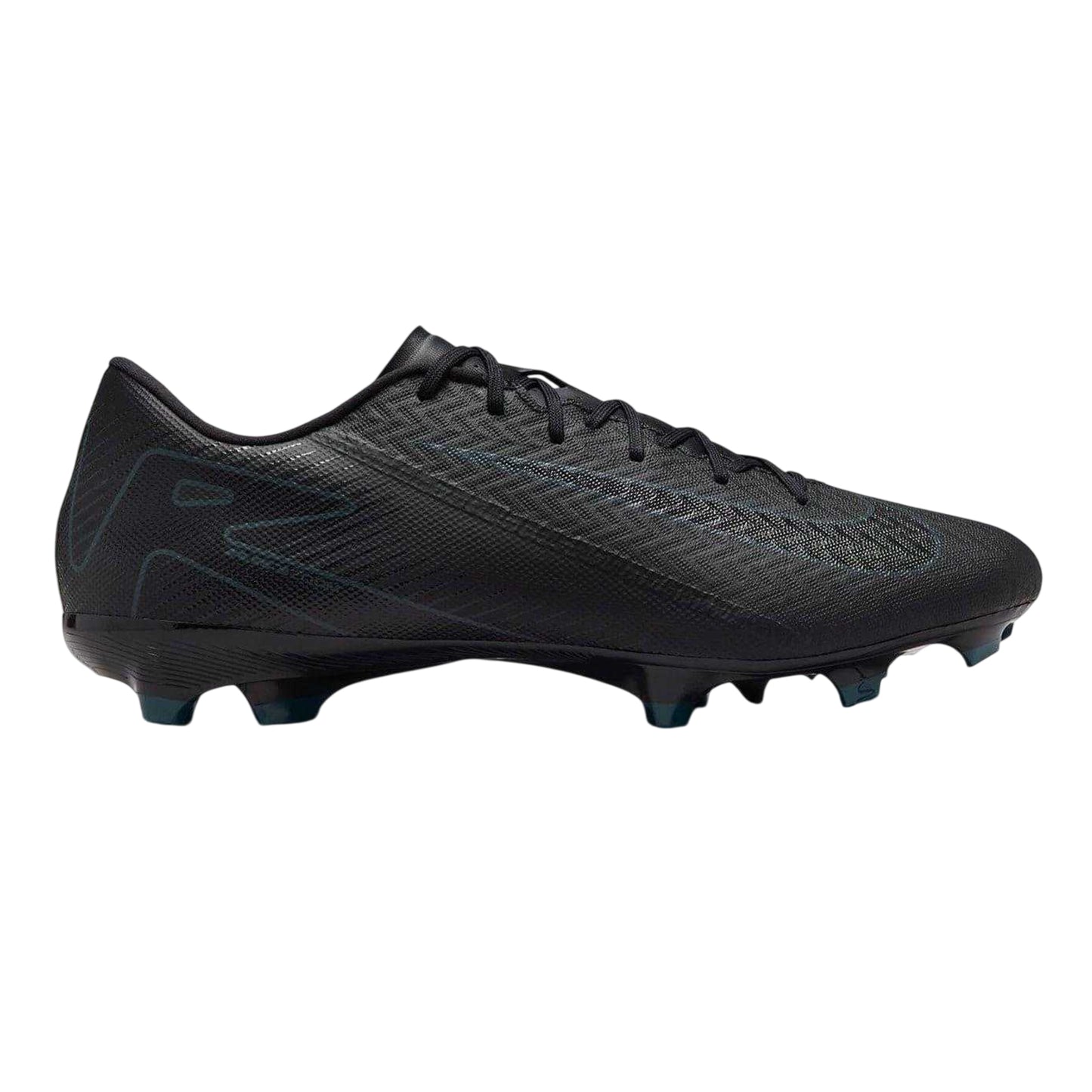 Black-Green - Front - Nike Mens Zoom Mercurial Vapor 16 Firm Ground Football Boots