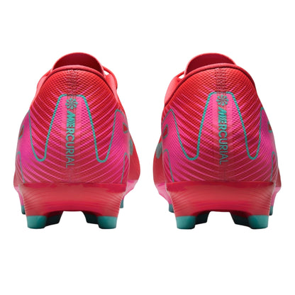 Red-Green - Back - Nike Mens Zoom Mercurial Vapor 16 Firm Ground Football Boots