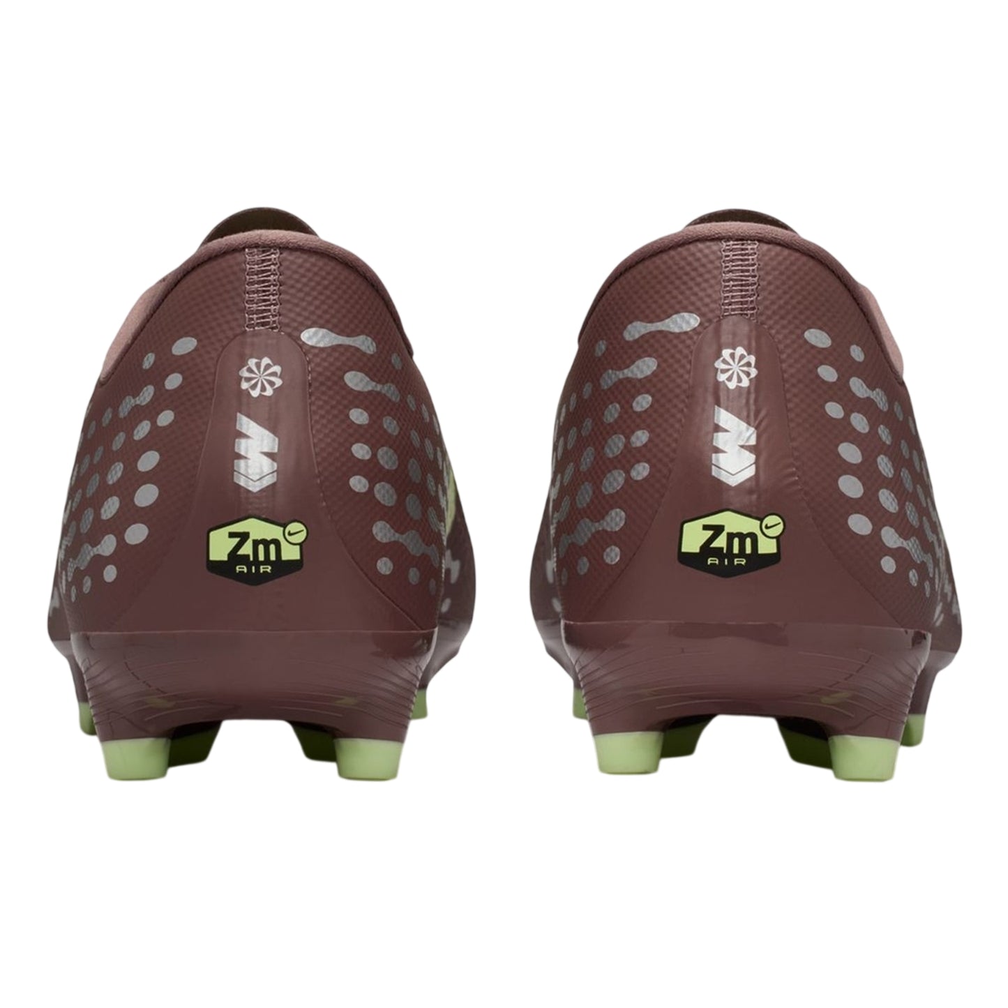 Plum Pink-Silver Pink - Back - Nike Mens Zoom Mercurial Vapor 16 Firm Ground Football Boots