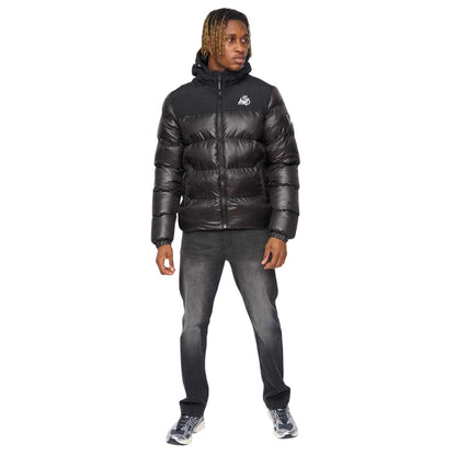 Black - Side - Kings Will Dream Mens Summs Polyester Puffer Jacket
