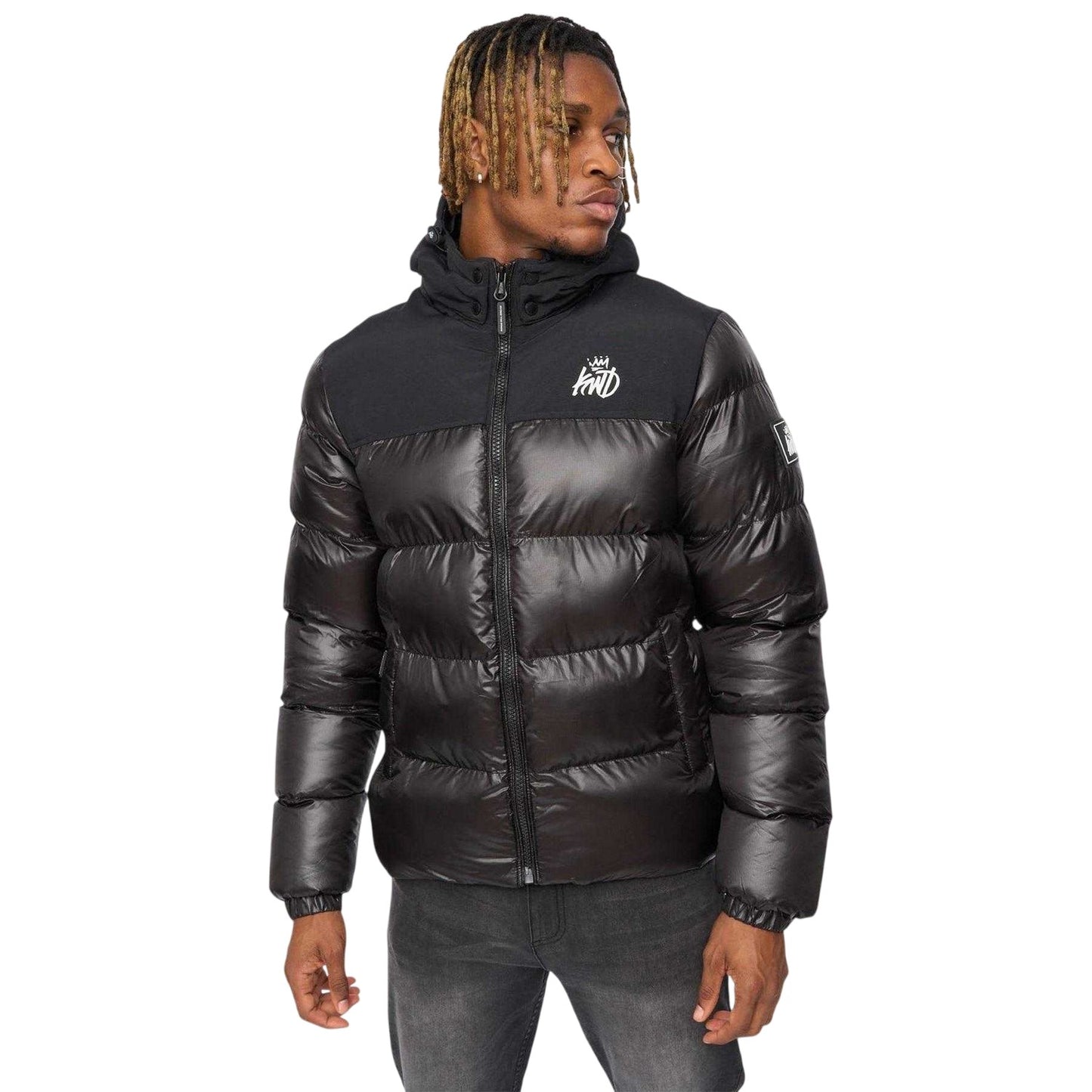 Black - Front - Kings Will Dream Mens Summs Polyester Puffer Jacket