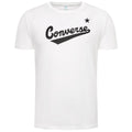 White - Front - Converse Childrens-Kids Logo T-Shirt