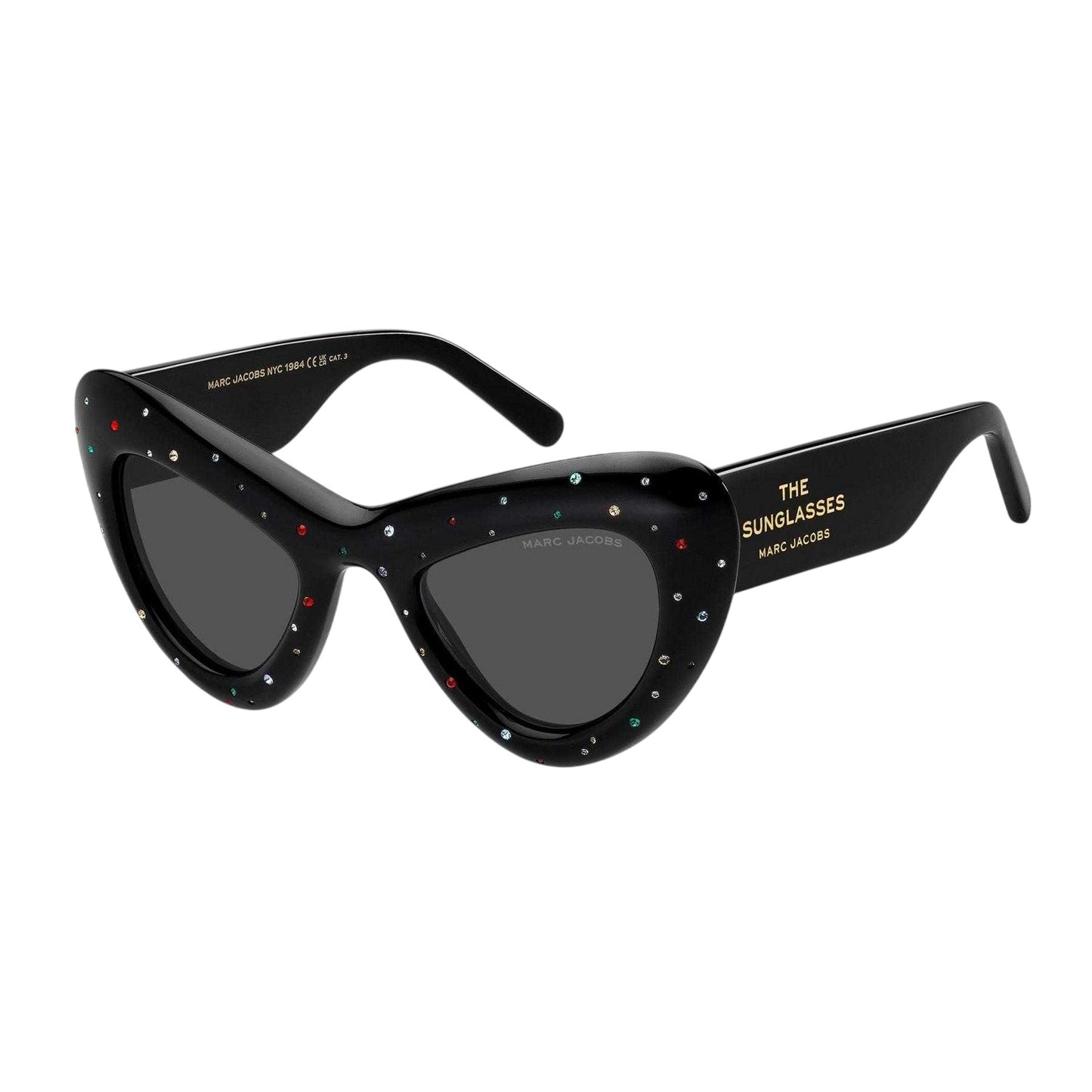 Black - Back - Marc Jacobs Unisex Adult Cat Eye Sunglasses