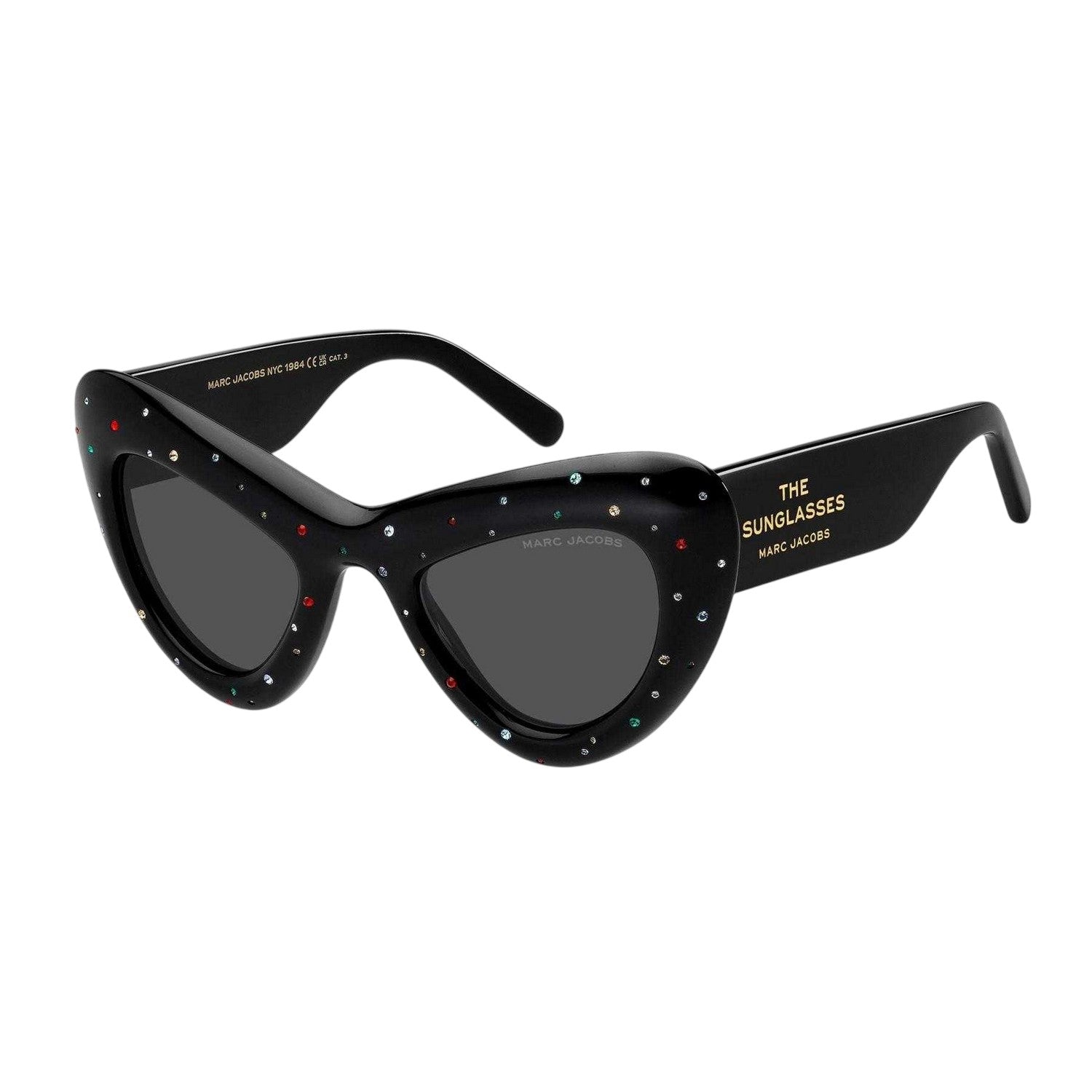 Black - Back - Marc Jacobs Unisex Adult Cat Eye Sunglasses