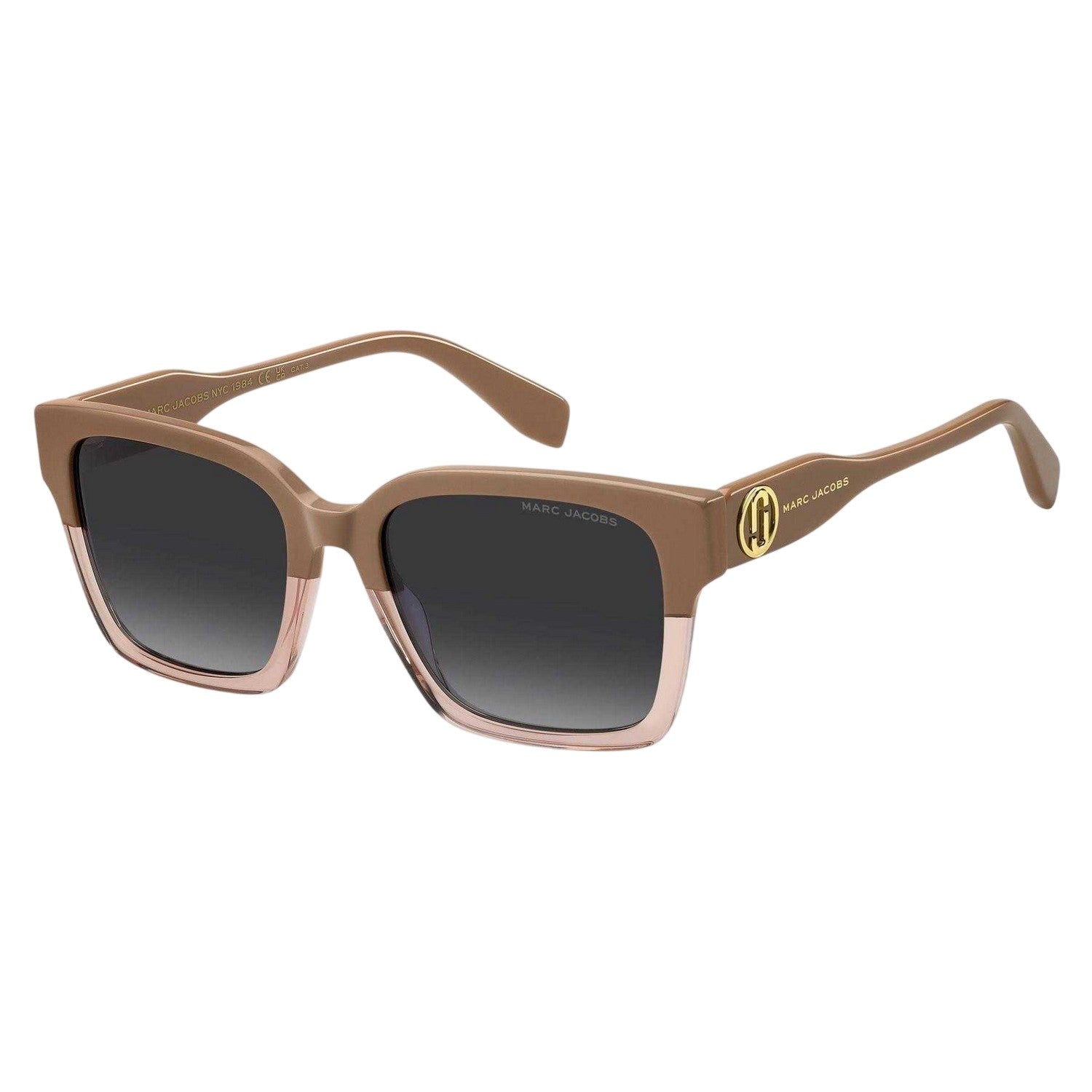 Beige - Back - Marc Jacobs Womens-Ladies Round Sunglasses