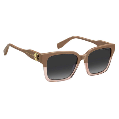 Beige - Side - Marc Jacobs Womens-Ladies Round Sunglasses