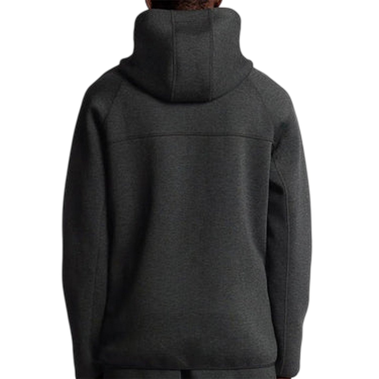 Black - Back - Lyle & Scott Mens Logo Raglan Full Zip Hoodie