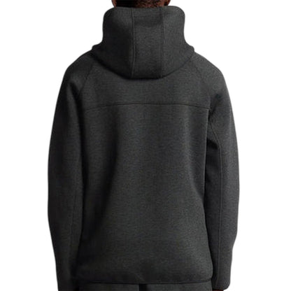 Black - Back - Lyle & Scott Mens Logo Raglan Full Zip Hoodie