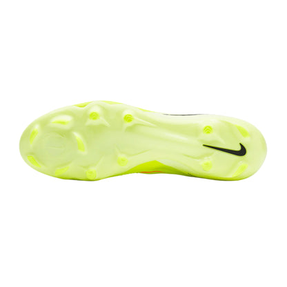 Crimson-Volt - Side - Nike Childrens-Kids Phantom Luna II Academy Firm Ground Football Boots