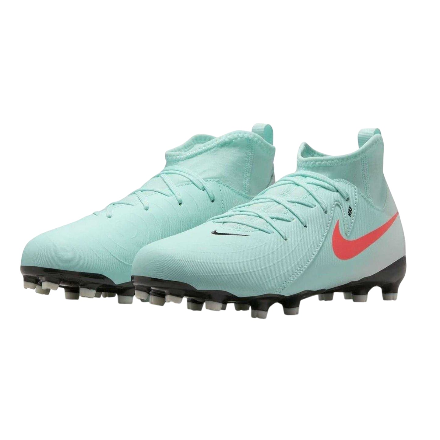 Mint-Red - Pack Shot - Nike Childrens-Kids Phantom Luna II Academy Firm Ground Football Boots