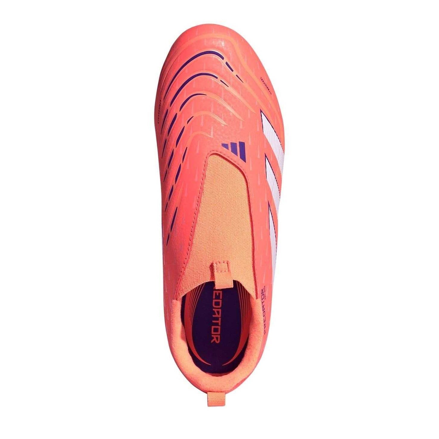 Orange-White - Lifestyle - Adidas Childrens-Kids Predator 3 Firm Ground Football Boots