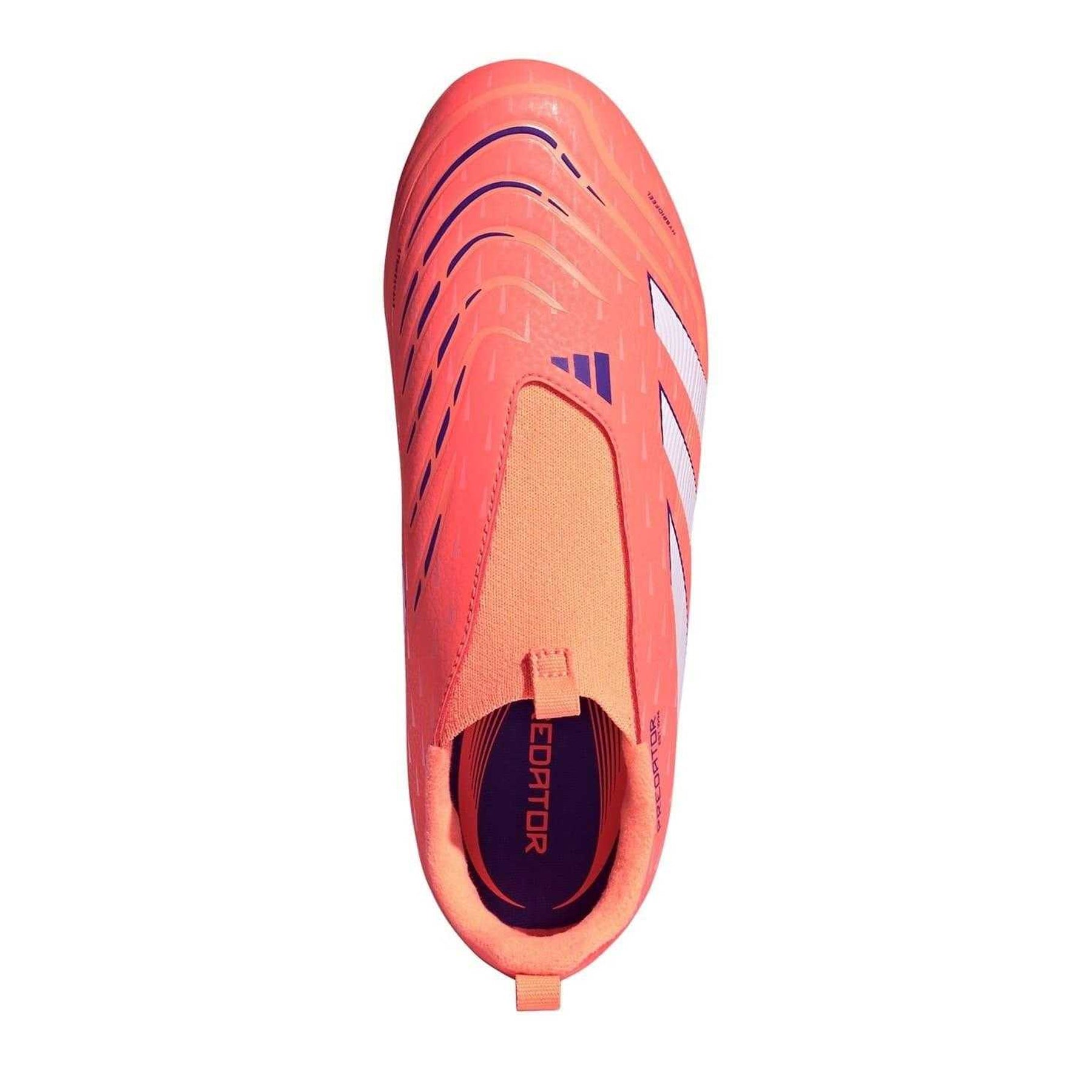Orange-White - Lifestyle - Adidas Childrens-Kids Predator 3 Firm Ground Football Boots