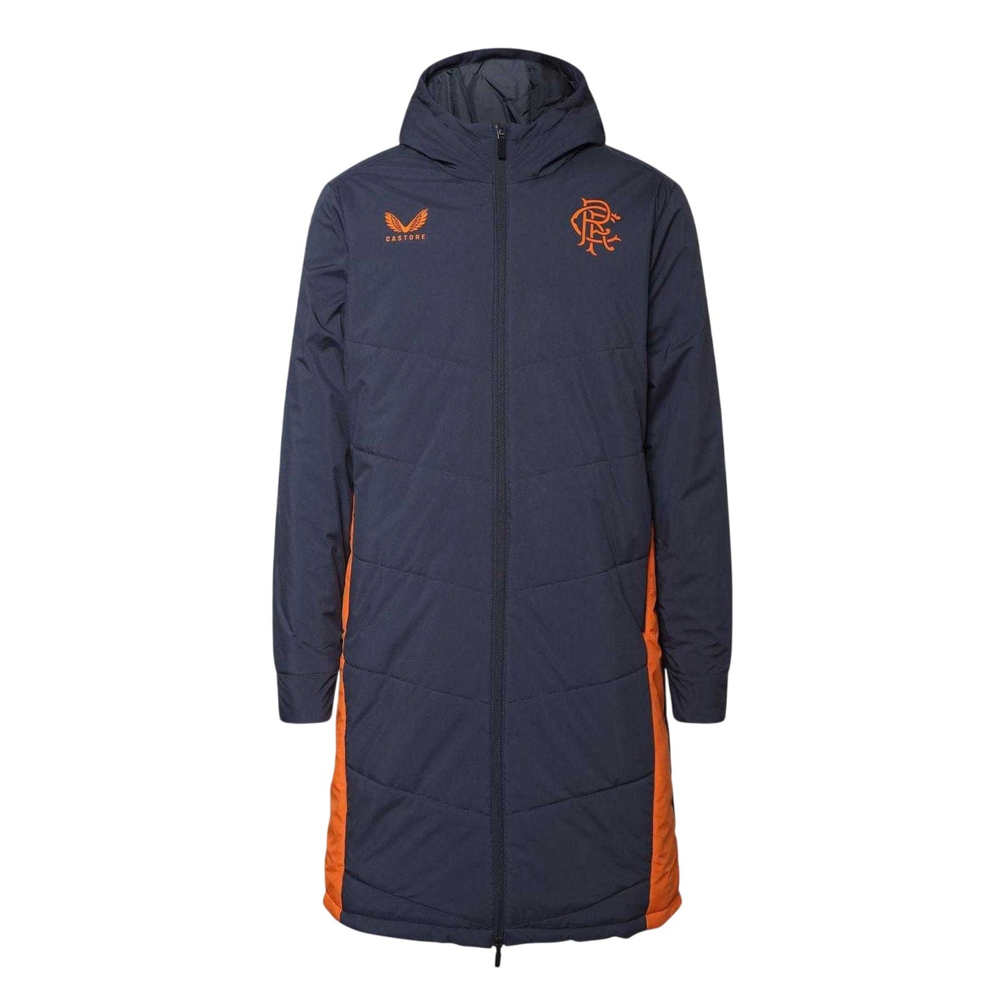 True Red - Front - Castore Mens Rangers FC Anorak