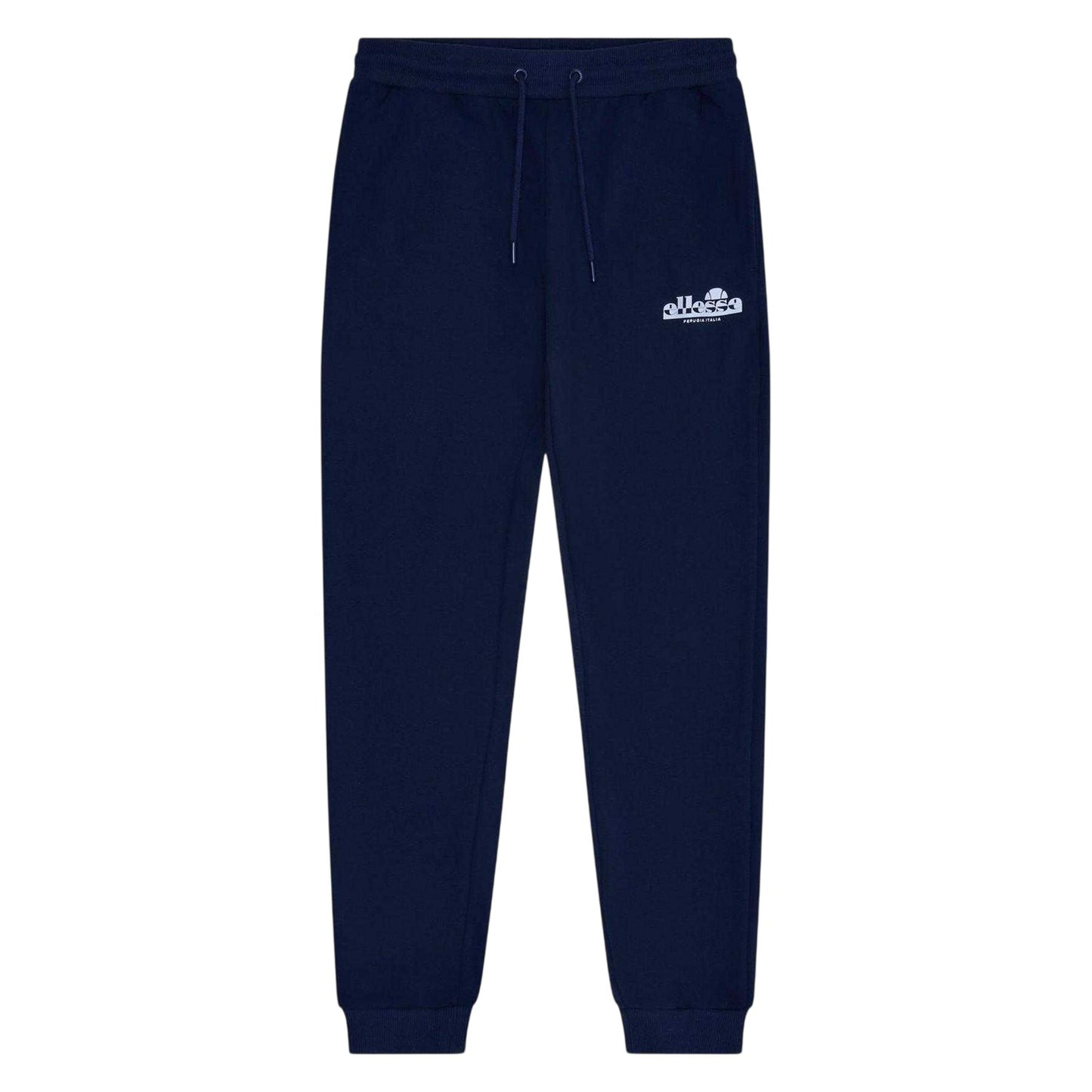 Navy - Front - Ellesse Mens Fleece Casual Joggers