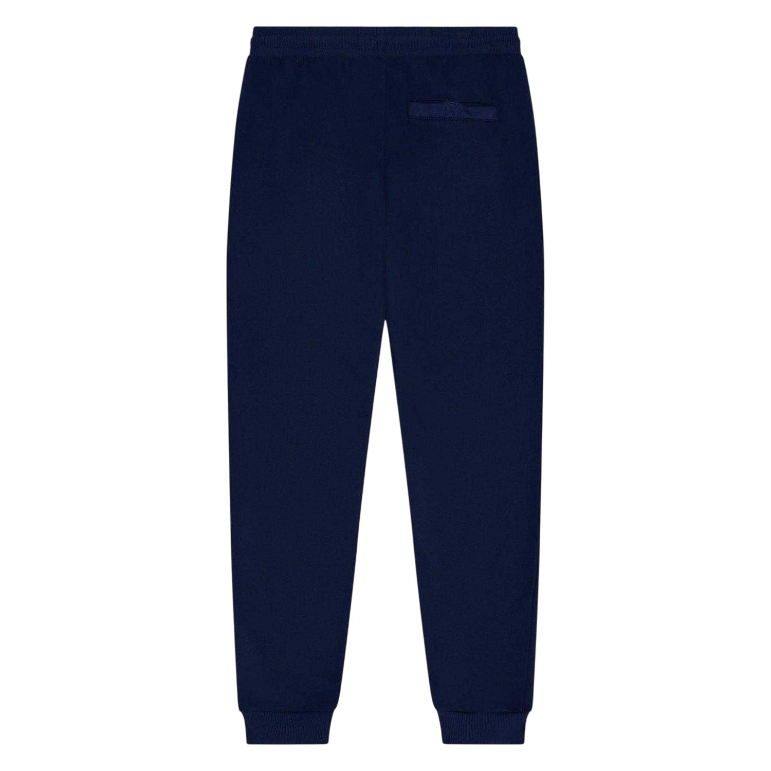 Navy - Back - Ellesse Mens Fleece Casual Joggers