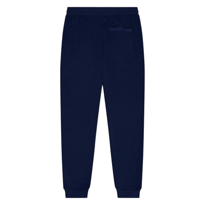 Navy - Back - Ellesse Mens Fleece Casual Joggers
