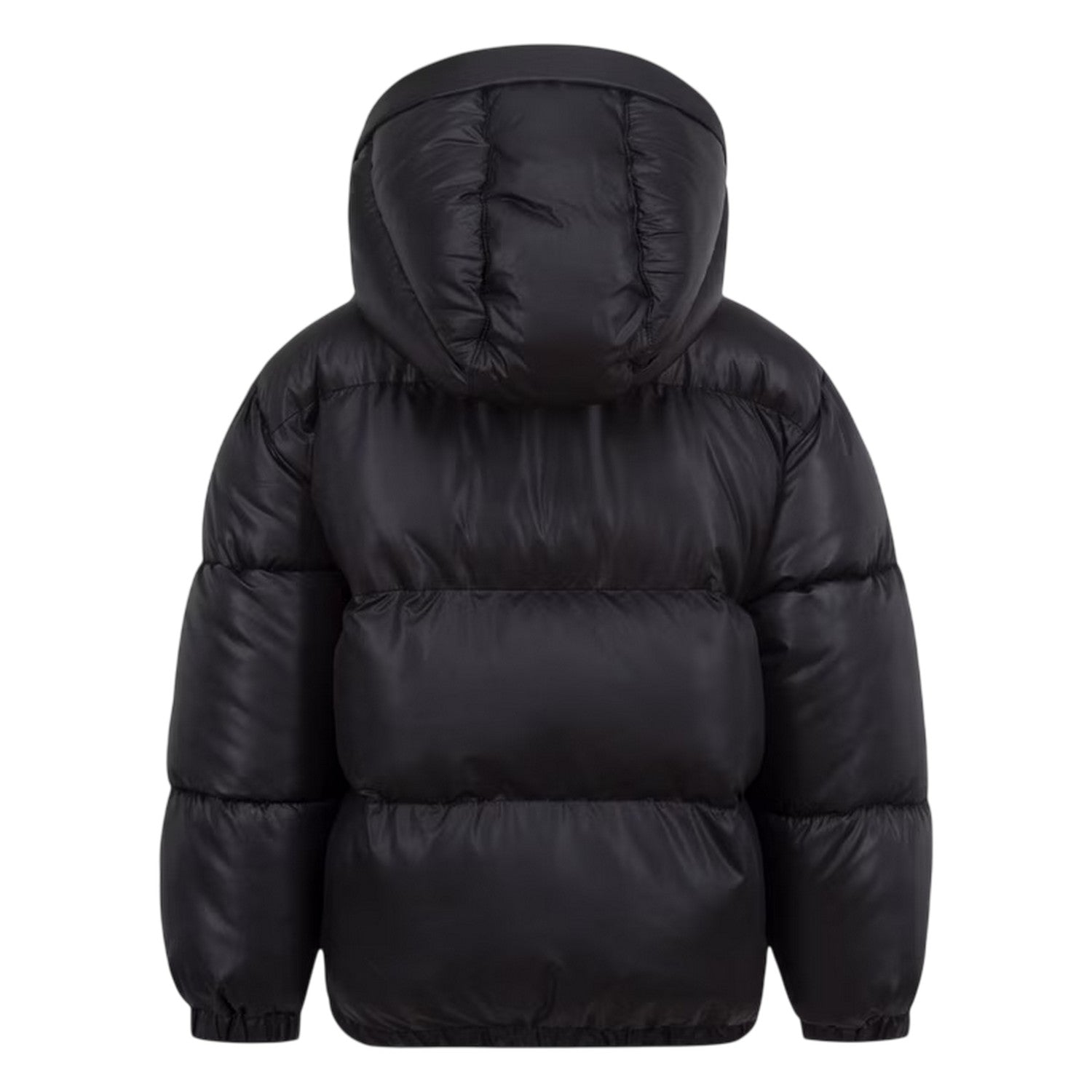 Black - Back - Nike Childrens-Kids Logo Puffer Jacket