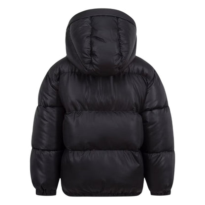Black - Back - Nike Childrens-Kids Logo Puffer Jacket