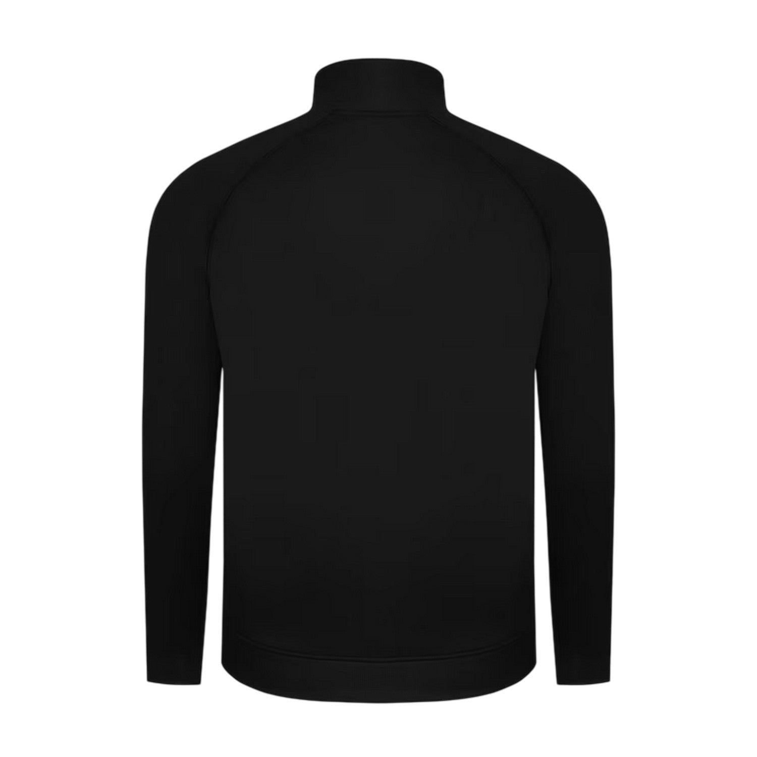 Black - Back - Lonsdale Mens Double Stripe Raglan Track Top