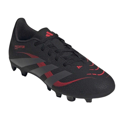 Black-Grey - Lifestyle - Adidas Childrens-Kids Predator 4 Firm Ground Football Boots