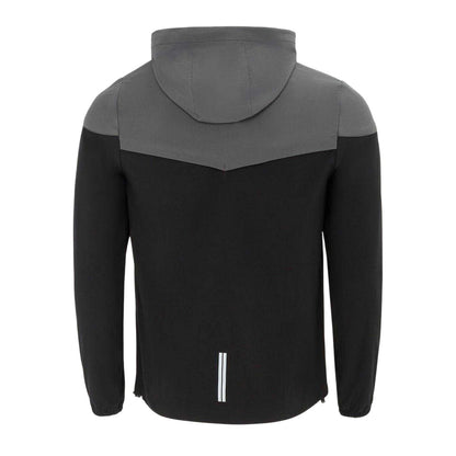 Black-Grey - Back - Everlast Mens Flex Jacket