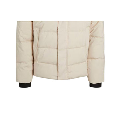 Moonbeam - Side - Jack And Jones Mens Colour Block Ribbed Hooded Puffer Jacket