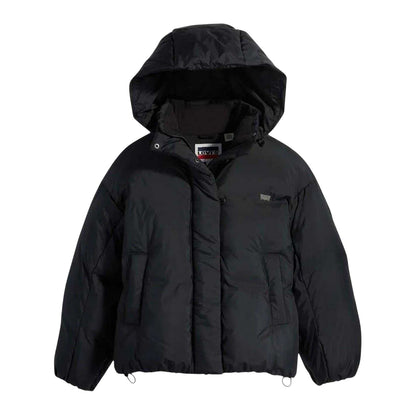 Caviar - Front - Levis Womens-Ladies Hooded Oversized Puffer Jacket