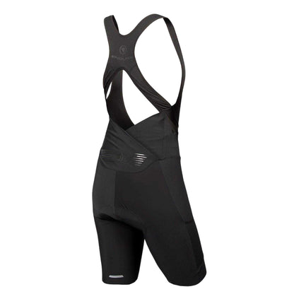 Black - Back - Endura Womens-Ladies GV500 Reiver Cycling Bib Shorts