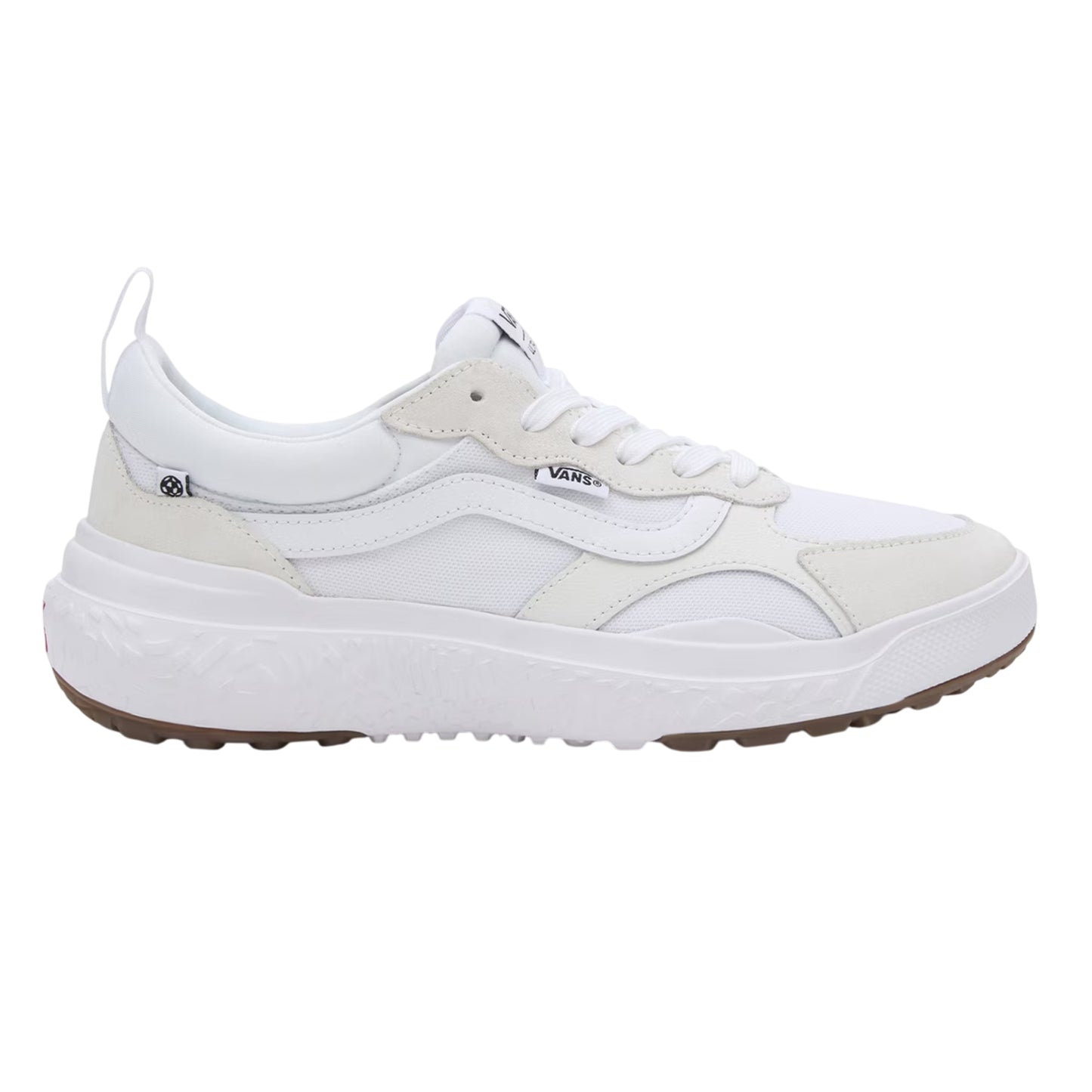 White - Front - Vans Mens UltraRange Neo VR3 Suede Lace Up Court Shoes