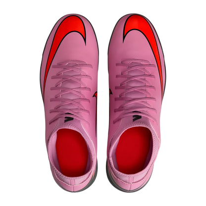 Pink-Black - Lifestyle - Nike Childrens-Kids Mercurial Superfly 10 High-top Football Boots