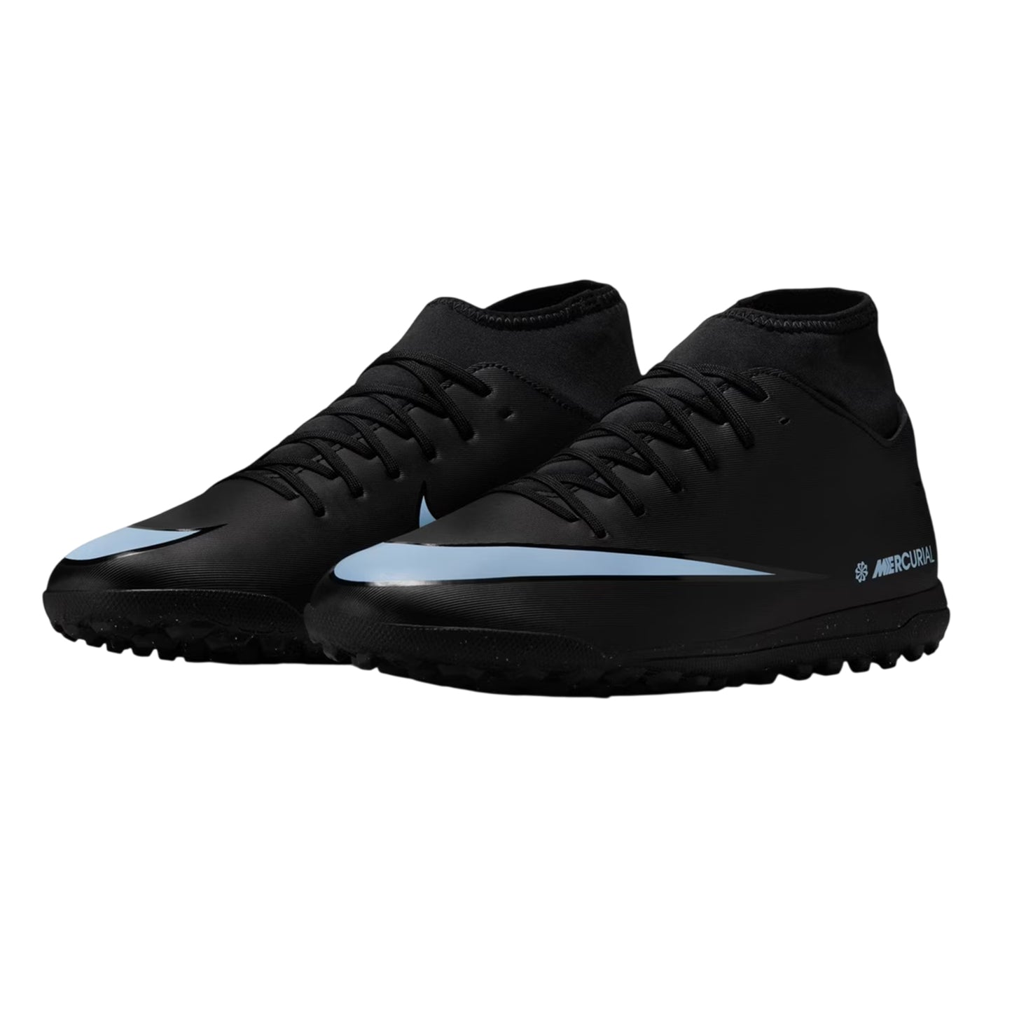 Black - Close up - Nike Childrens-Kids Mercurial Superfly 10 High-top Football Boots