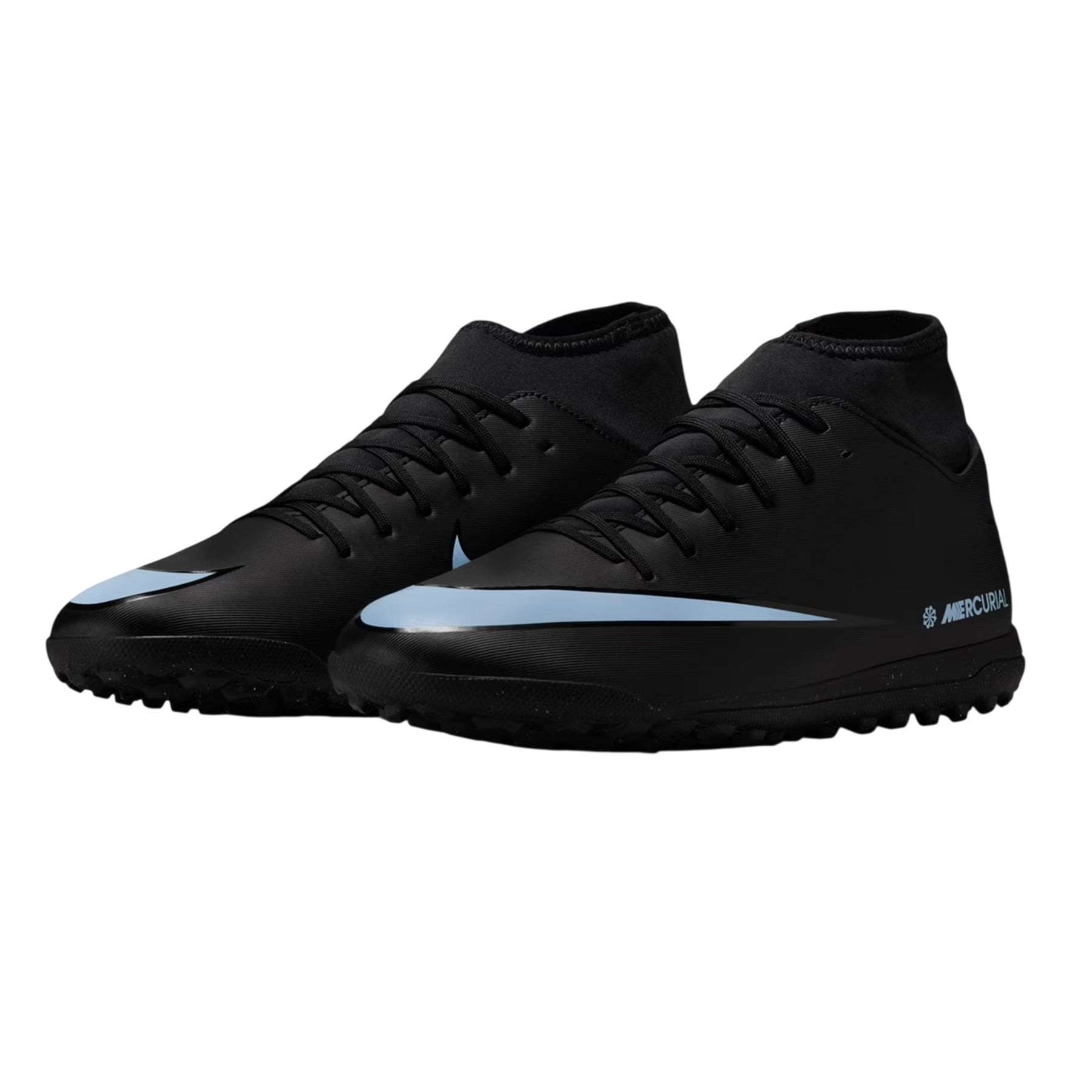 Black - Close up - Nike Childrens-Kids Mercurial Superfly 10 High-top Football Boots
