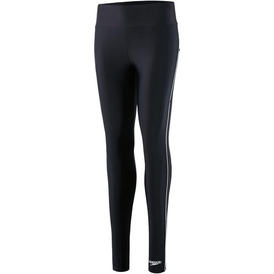 Black-White - Front - Speedo Womens-Ladies Regular Swimwear