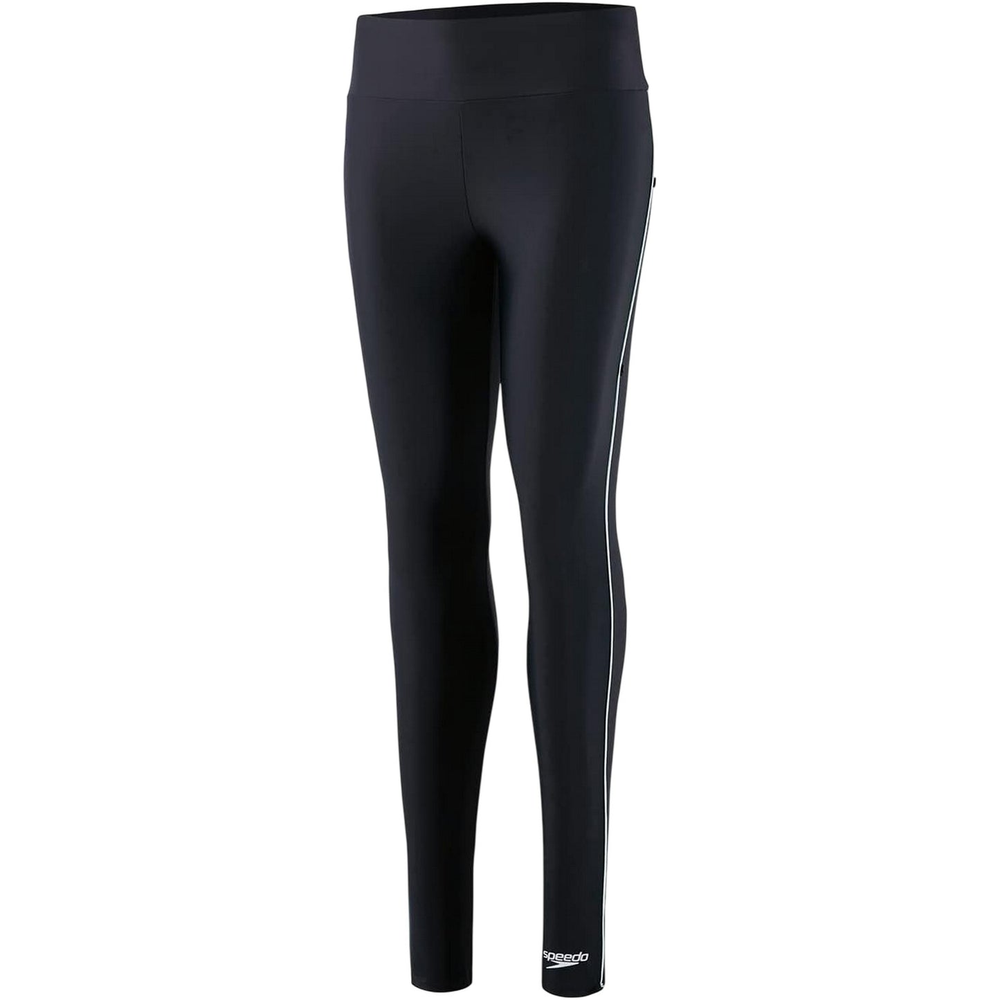 Black-White - Front - Speedo Womens-Ladies Regular Swimwear